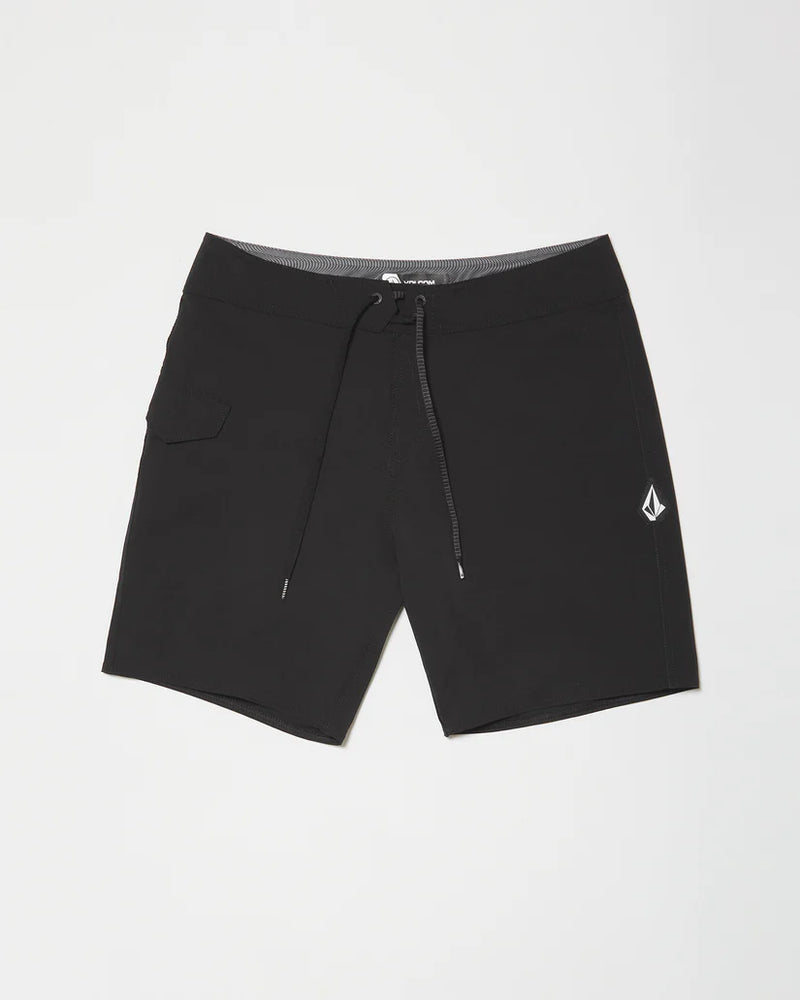 Load image into Gallery viewer, Volcom Men&#39;s Lido Solid Mod 18&quot; Boardshorts Black A0812416_BLK
