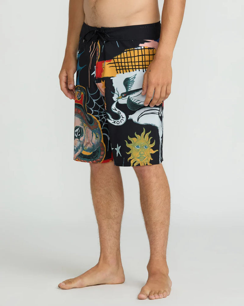 Load image into Gallery viewer, Volcom Men&#39;s Seth Conboy Mod 20&#39;&#39; Boardshorts Black A0822505_BLK
