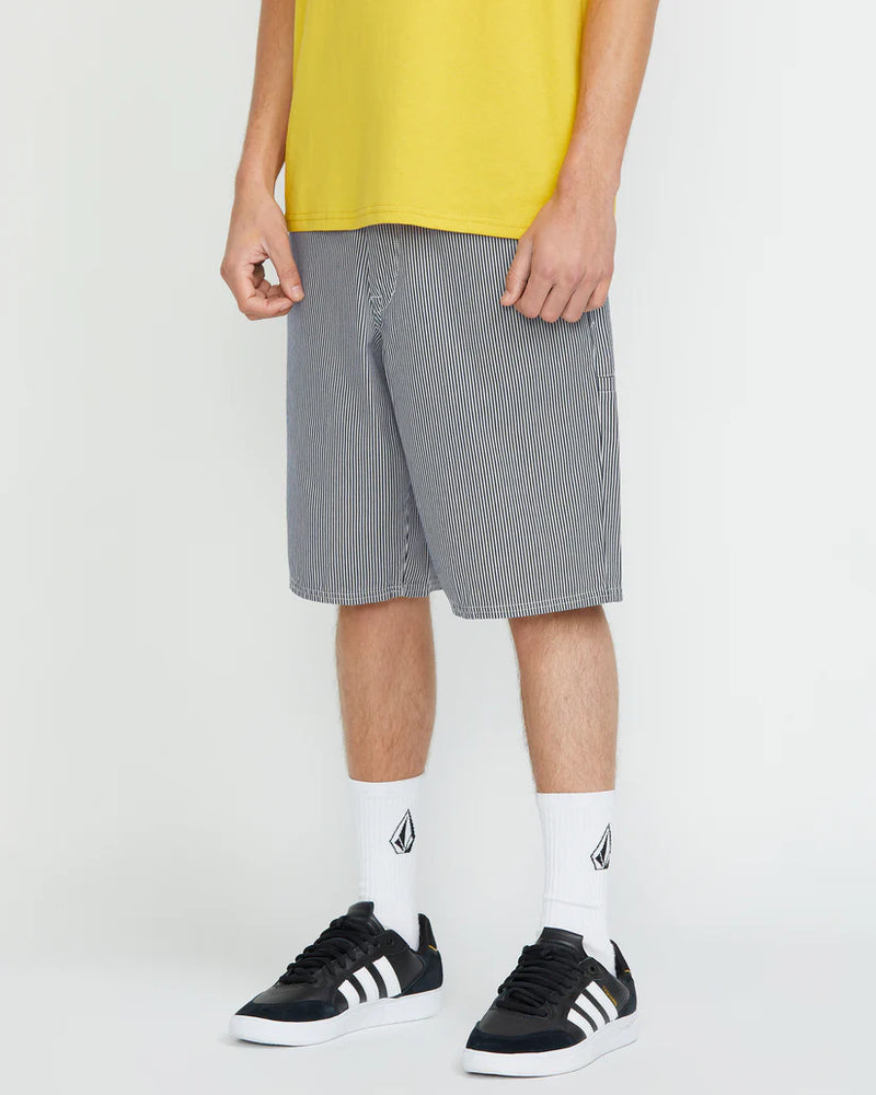 Load image into Gallery viewer, Volcom Men&#39;s Freestone 22&quot; Shorts Deep Blue A0912400_DPB
