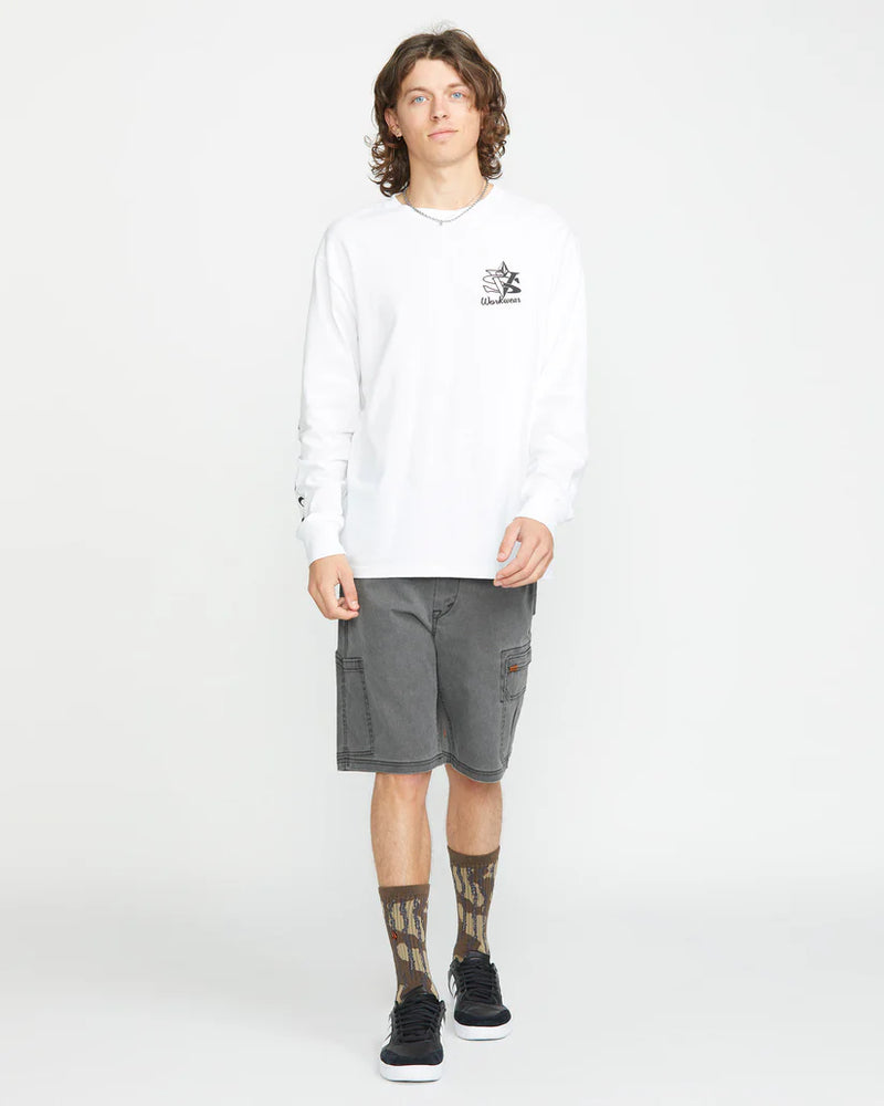 Load image into Gallery viewer, Volcom Men&#39;s Gage Work 21&quot; Short Stealth A0912500_STH
