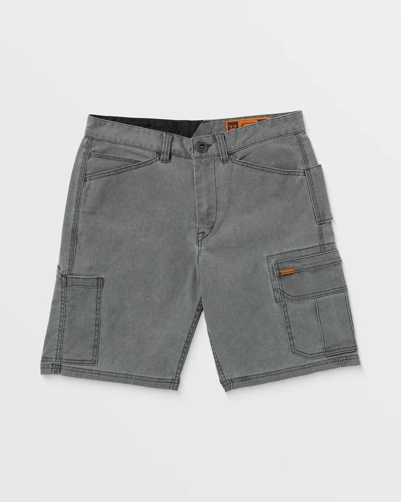 Load image into Gallery viewer, Volcom Men&#39;s Gage Work 21&quot; Short Stealth A0912500_STH
