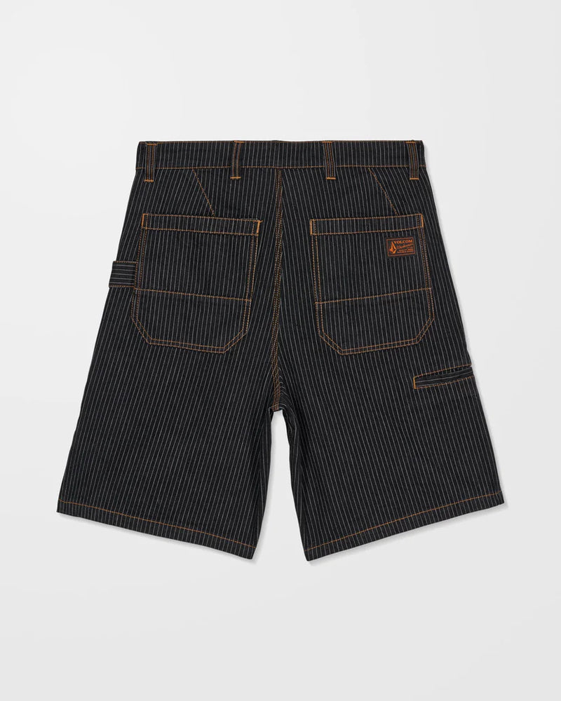 Load image into Gallery viewer, Volcom Men's Work Dialed 22" Short Black Stripe A0912612_BKS
