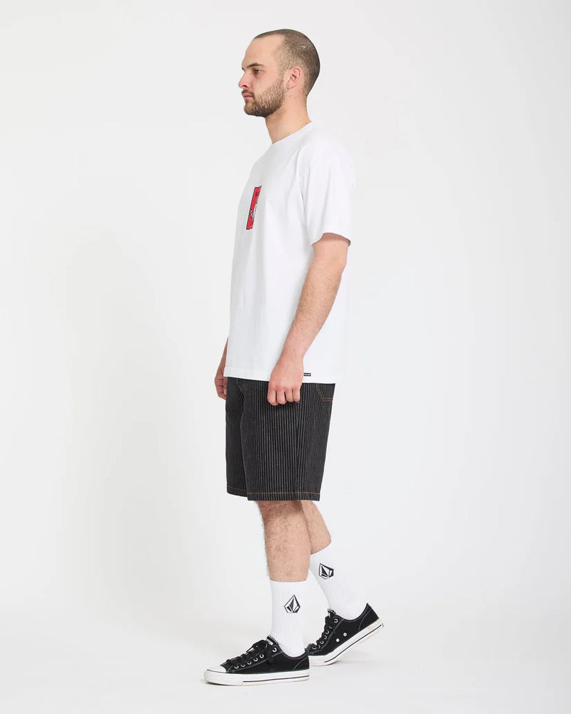 Load image into Gallery viewer, Volcom Men's Work Dialed 22" Short Black Stripe A0912612_BKS

