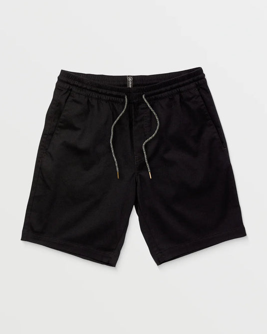 Volcom Frickin Elasticated Waist 19" Short Black A1012304_BLK