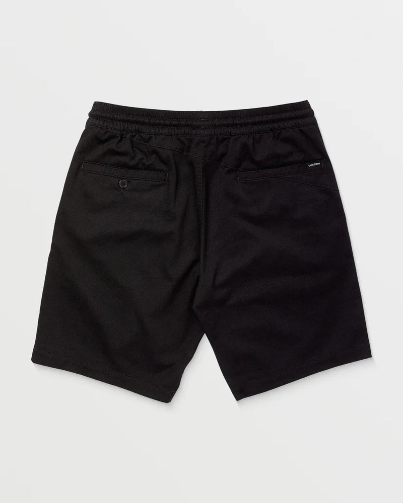 Load image into Gallery viewer, Volcom Frickin Elasticated Waist 19&quot; Short Black A1012304_BLK
