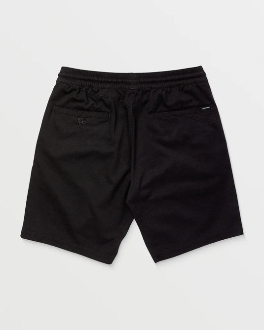 Volcom Frickin Elasticated Waist 19" Short Black A1012304_BLK