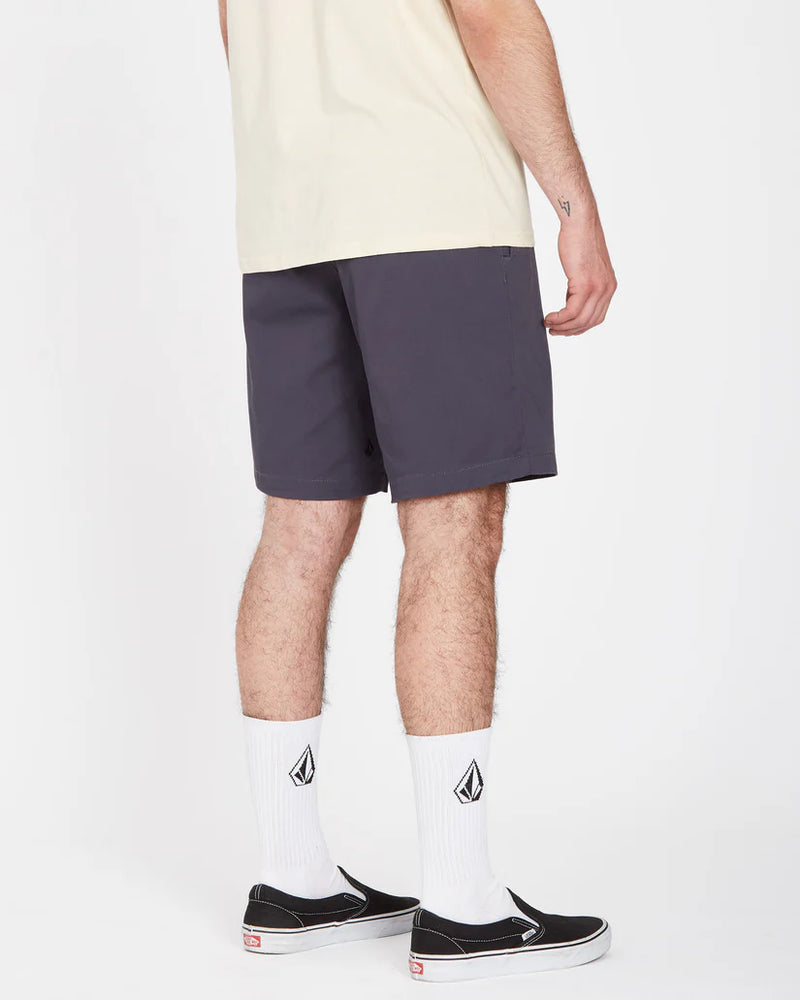 Load image into Gallery viewer, Volcom Men&#39;s Frickin Elasticated Waist 19&quot; Shorts Charcoal A1012304_CHR
