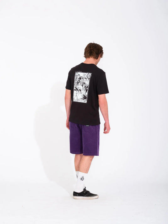 Volcom Men's Outer Spaced 21" Relaxed Fit Shorts Deep Purple A1012310_DPP
