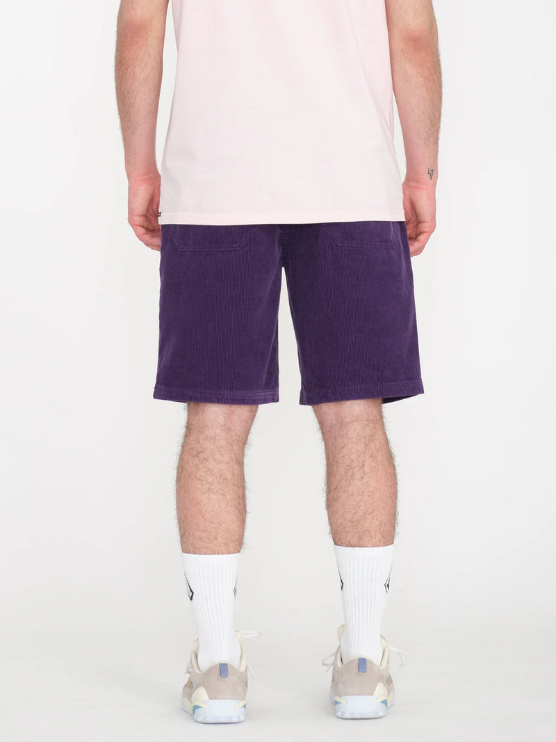 Load image into Gallery viewer, Volcom Men&#39;s Outer Spaced 21&quot; Relaxed Fit Shorts Deep Purple A1012310_DPP
