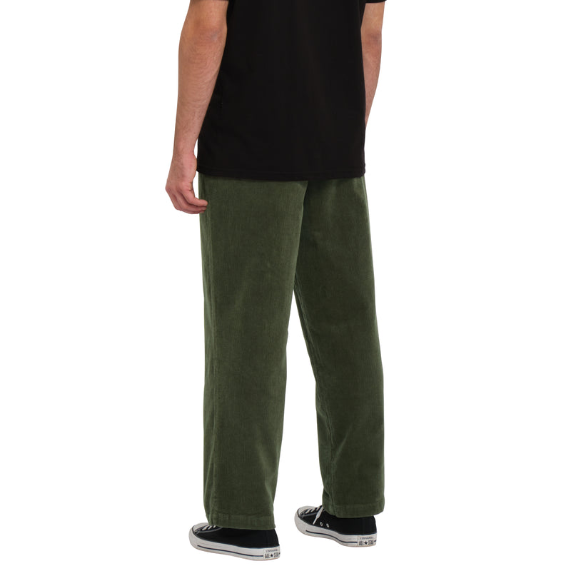 Load image into Gallery viewer, Volcom Modown Relaxed Tapered Corduroy Pants Squadron Green A1122302-SQD
