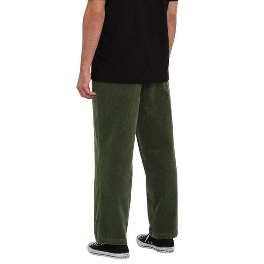 Volcom Modown Relaxed Tapered Corduroy Pants Squadron Green A1122302-SQD