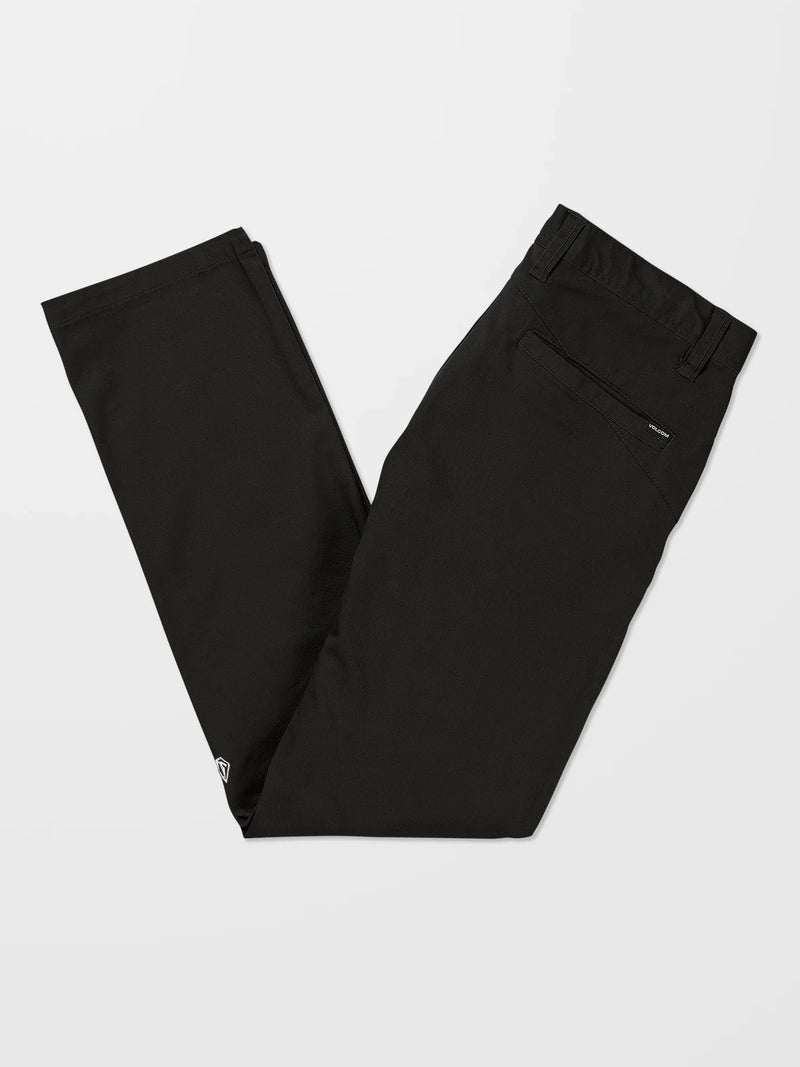 Load image into Gallery viewer, Volcom Men&#39;s Frickin Modern Stretch Trousers Black A1112306-BLK
