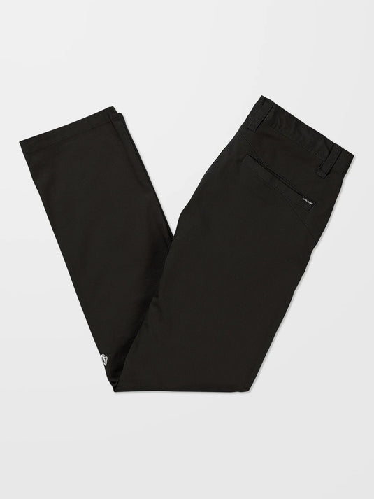 Volcom Men's Frickin Modern Stretch Trousers Black A1112306-BLK
