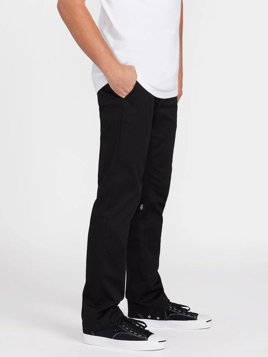 Volcom Men's Frickin Modern Stretch Trousers Black A1112306-BLK