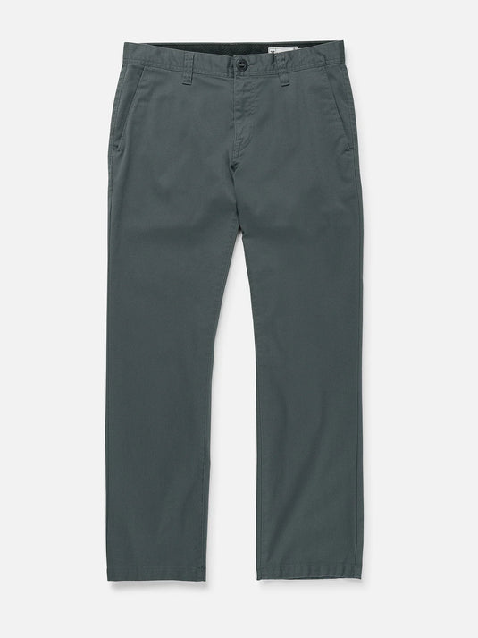 Volcom Men's Frickin Modern Stretch Chino Pants Dark Slate A1112306_DST