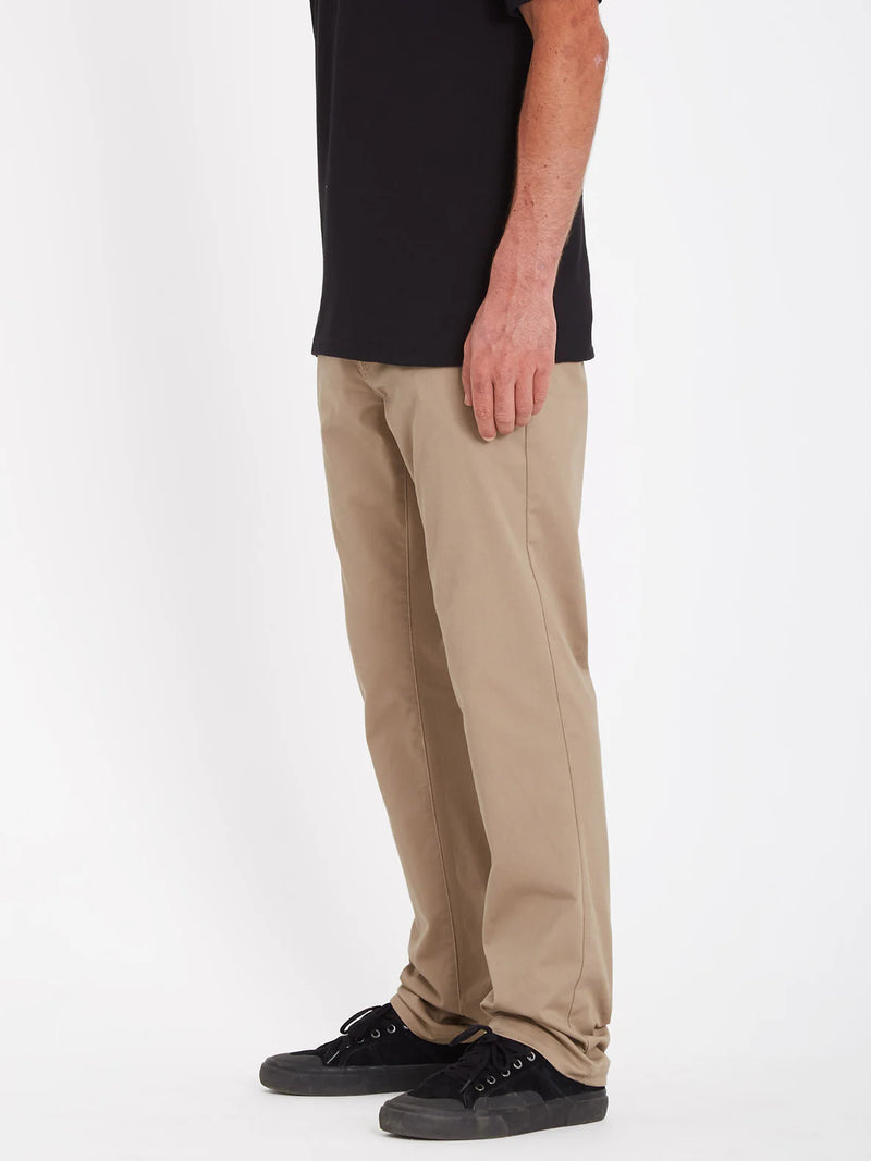 Load image into Gallery viewer, Volcom Men&#39;s Frickin Modern Stretch Trousers Khaki A1112306-KHA
