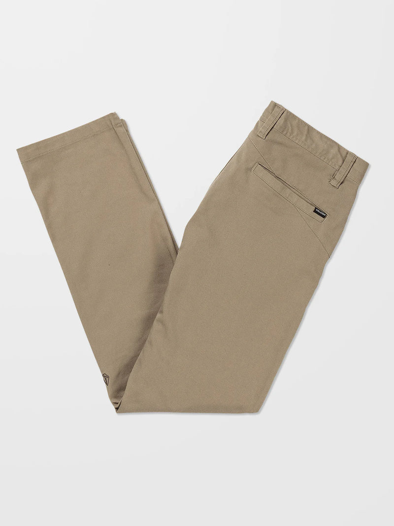 Load image into Gallery viewer, Volcom Men&#39;s Frickin Modern Stretch Trousers Khaki A1112306-KHA
