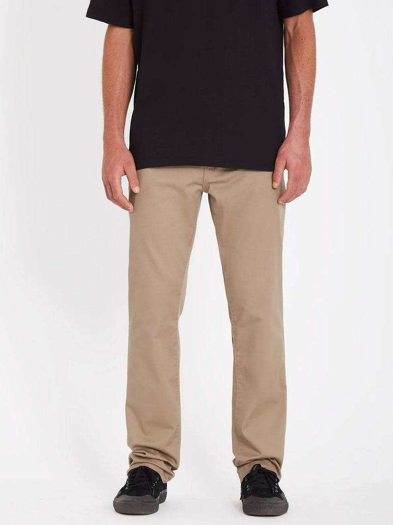 Load image into Gallery viewer, Volcom Men&#39;s Frickin Modern Stretch Trousers Khaki A1112306-KHA
