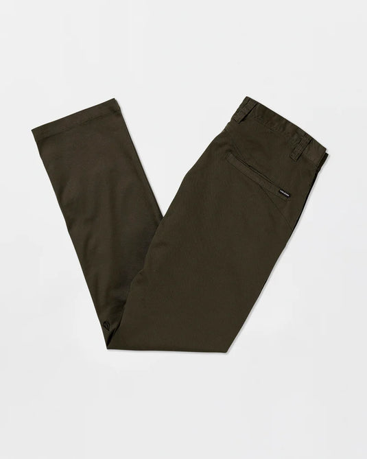 Volcom Men's Frickin Modern Stretch Trousers Wren A1112306-WRE
