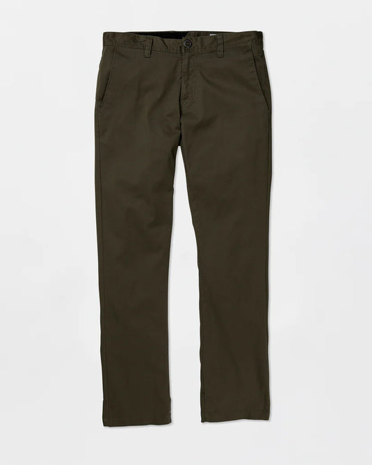 Volcom Men's Frickin Modern Stretch Trousers Wren A1112306-WRE