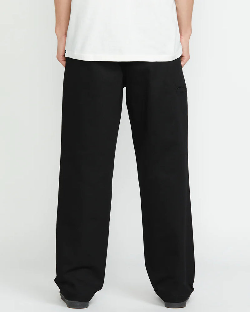 Load image into Gallery viewer, Volcom Men&#39;s Frickin Skate Chino Pants Black A1112501_BLK
