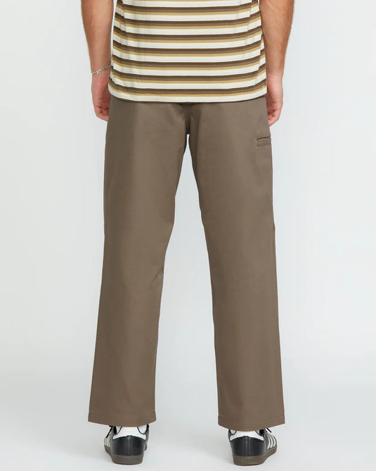 Volcom Men's Frickin Skate Chino Pants Teak A1112501_TEK