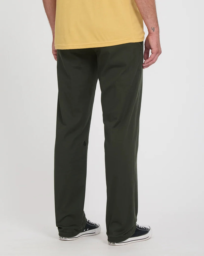Load image into Gallery viewer, Volcom Men's Frickin Modern Stretch Trousers Rinsed Black A1112613-RIB
