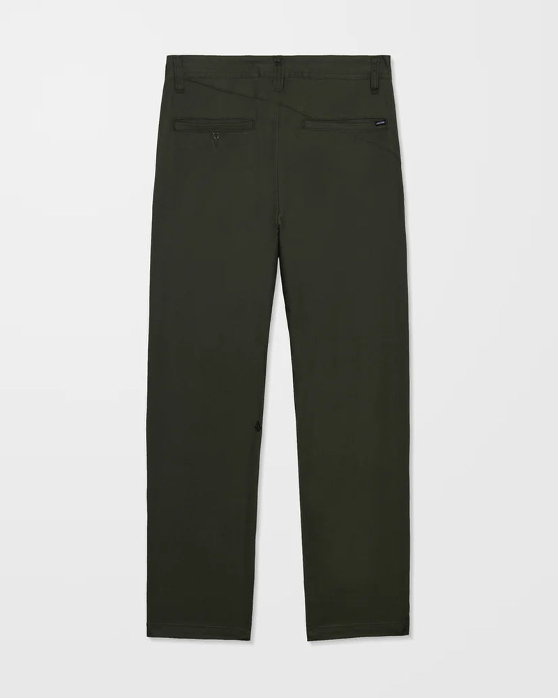Load image into Gallery viewer, Volcom Men's Frickin Modern Stretch Trousers Rinsed Black A1112613-RIB
