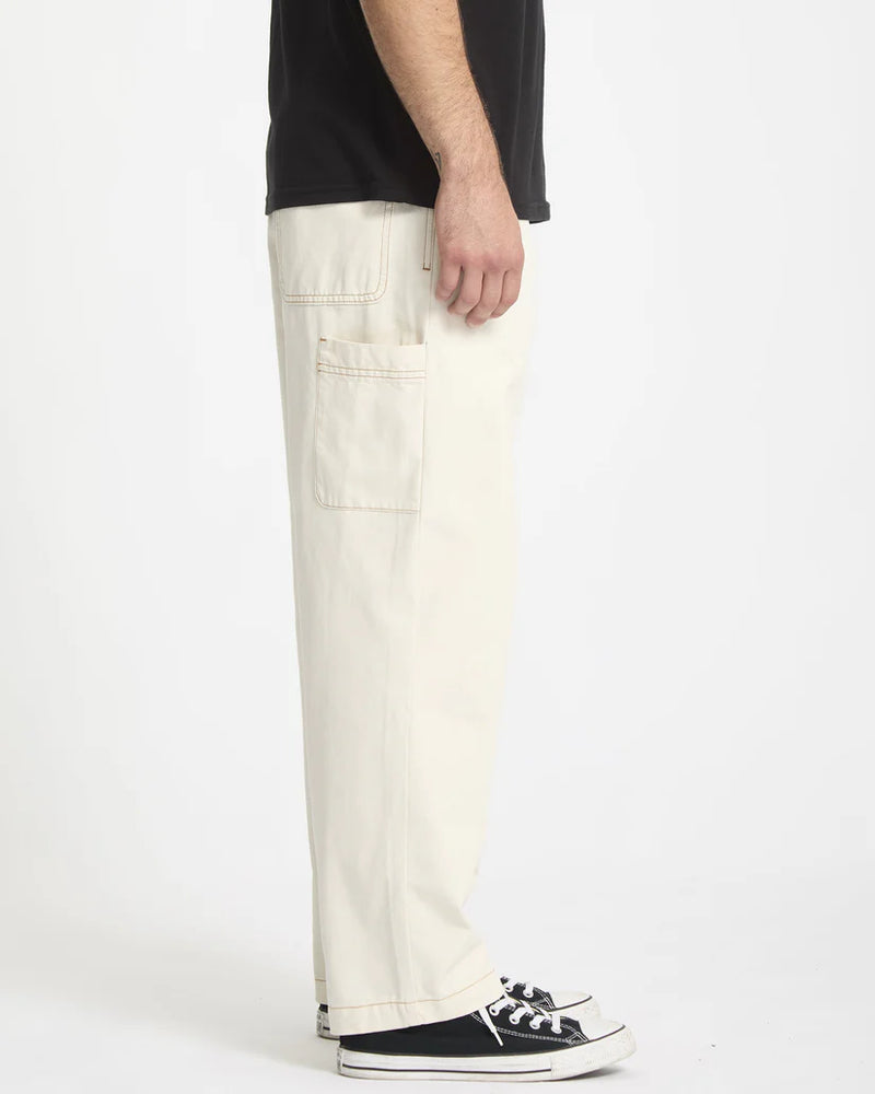 Load image into Gallery viewer, Volcom Men&#39;s Kraftsman Jeans Dirty White A1122200_DWH
