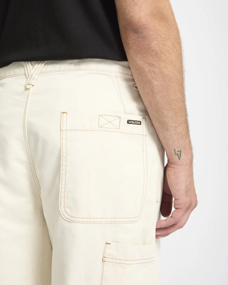 Load image into Gallery viewer, Volcom Men&#39;s Kraftsman Jeans Dirty White A1122200_DWH
