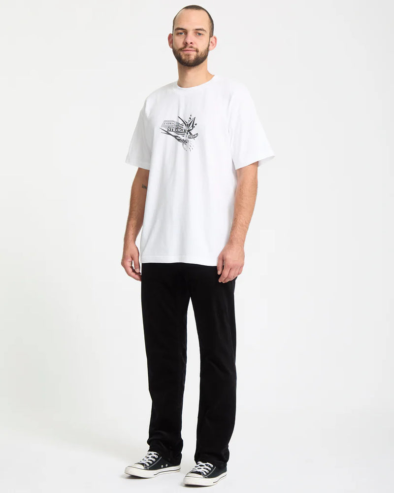 Load image into Gallery viewer, Volcom Men&#39;s Solver 5 Pocket Corduroy Trousers Black A1132312_BLK
