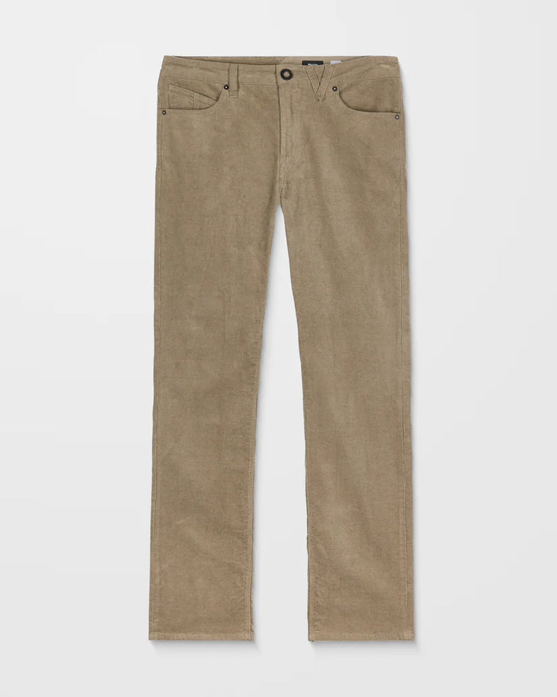 Load image into Gallery viewer, Volcom Men&#39;s Solver 5 Pocket Corduroy Trousers Brindle A1132312_BNL
