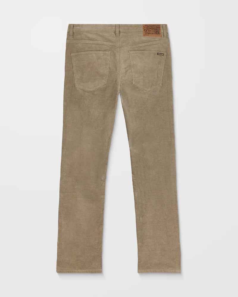 Load image into Gallery viewer, Volcom Men&#39;s Solver 5 Pocket Corduroy Trousers Brindle A1132312_BNL
