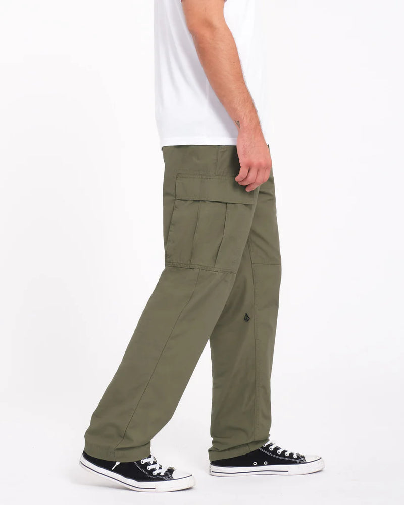 Load image into Gallery viewer, Volcom Men&#39;s Strange Tripper Tapered Cargo Wintermoss A1132406-WMS
