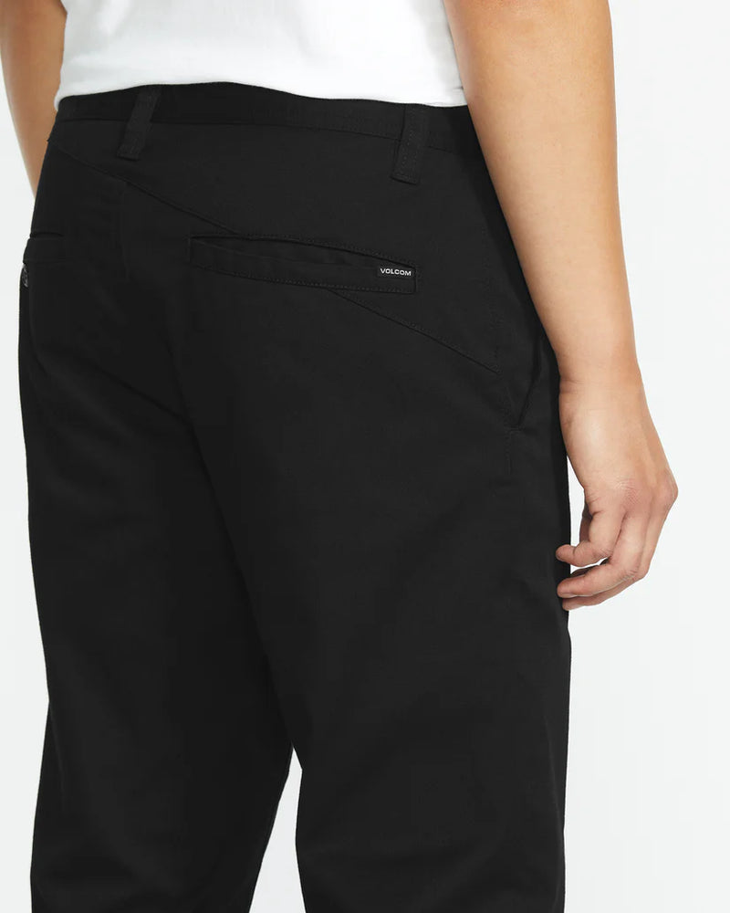 Load image into Gallery viewer, Volcom Men&#39;s Frickin Modern Stretch Trousers Black A1132501-BLK

