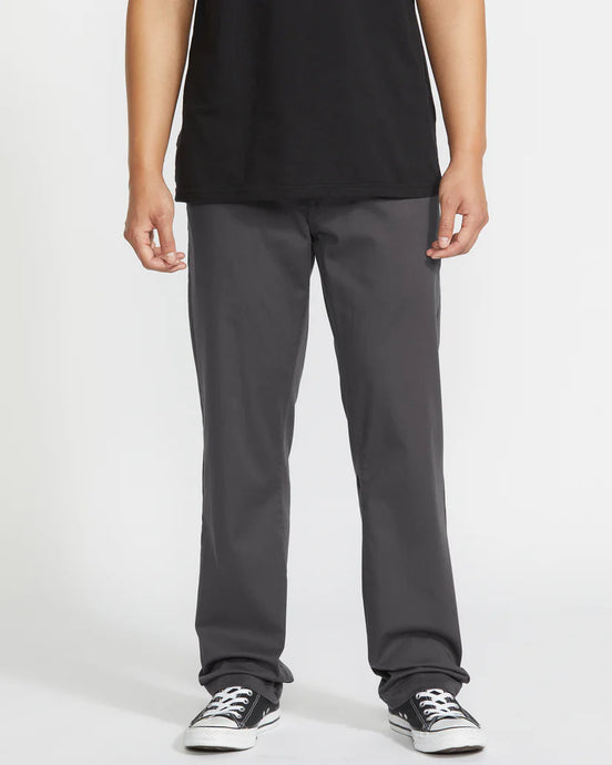 Volcom Men's Frickin Modern Stretch Trousers Charcoal Heather A1132501_CHH