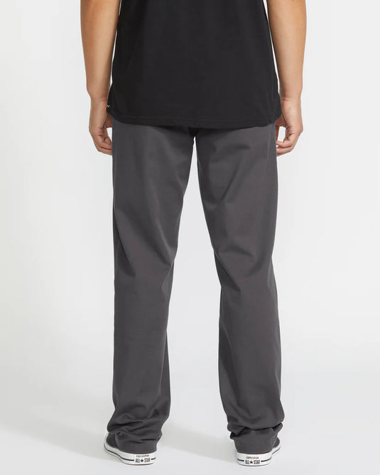 Volcom Men's Frickin Modern Stretch Trousers Charcoal Heather A1132501_CHH
