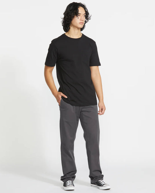 Volcom Men's Frickin Modern Stretch Trousers Charcoal Heather A1132501_CHH