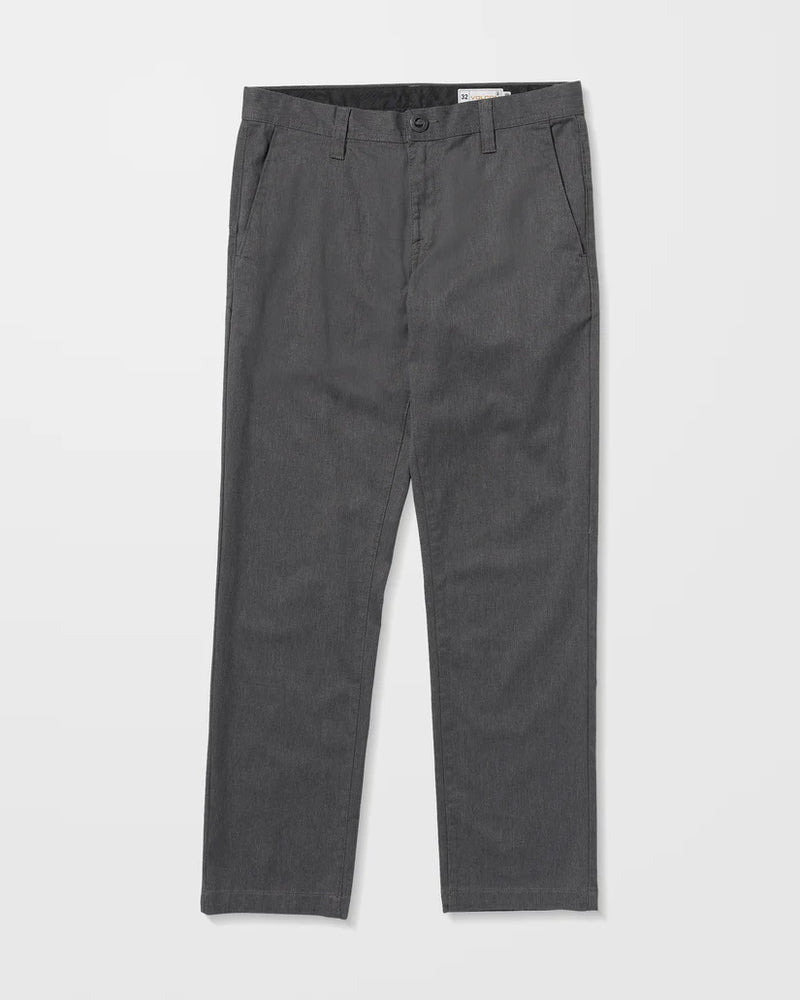 Load image into Gallery viewer, Volcom Men&#39;s Frickin Modern Stretch Trousers Charcoal Heather A1132501_CHH

