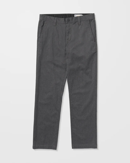 Volcom Men's Frickin Modern Stretch Trousers Charcoal Heather A1132501_CHH