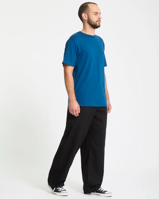 Volcom Men's Baggos Pleat Pants Black A1132503-BLK