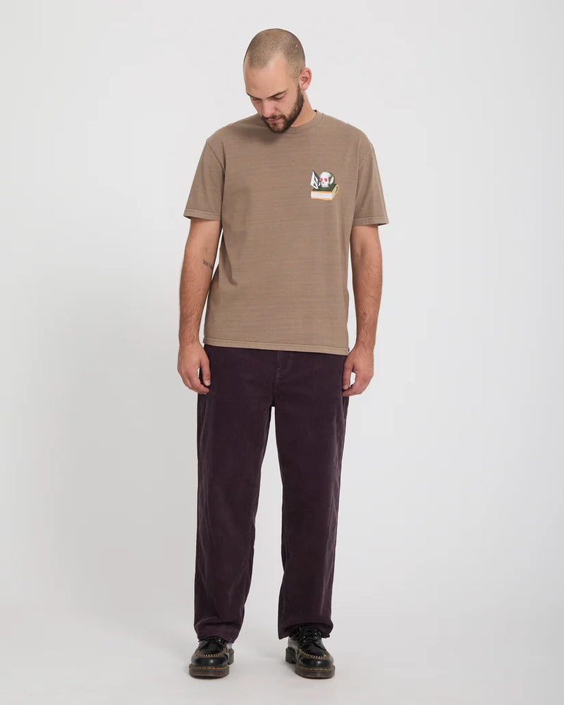 Load image into Gallery viewer, Volcom Men's Billow Tapered Corduroy Pants Raisin A1132602-RSN
