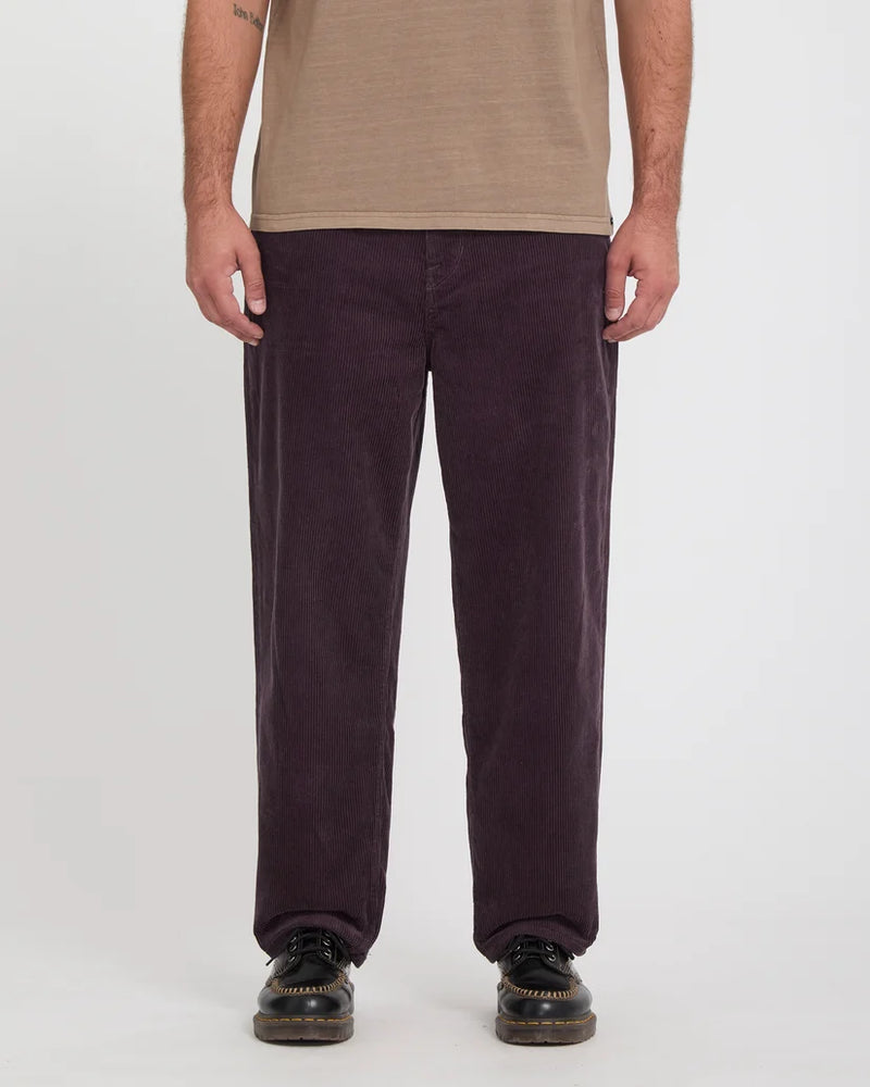 Load image into Gallery viewer, Volcom Men's Billow Tapered Corduroy Pants Raisin A1132602-RSN
