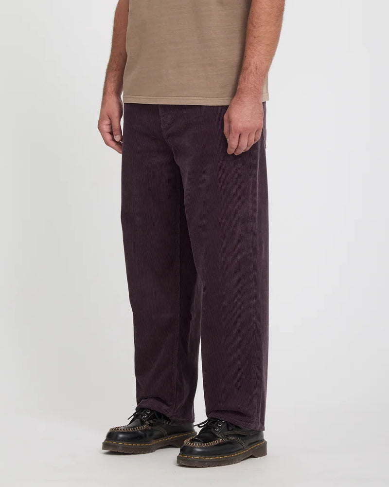 Load image into Gallery viewer, Volcom Men's Billow Tapered Corduroy Pants Raisin A1132602-RSN
