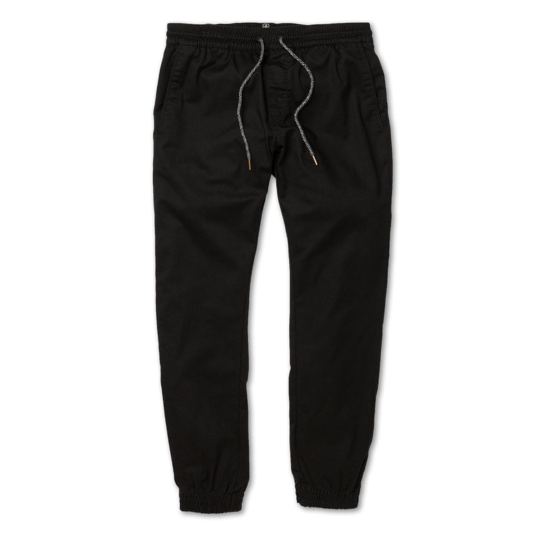 Load image into Gallery viewer, Volcom Frickin Slim Jogger Black A1212307-BLK
