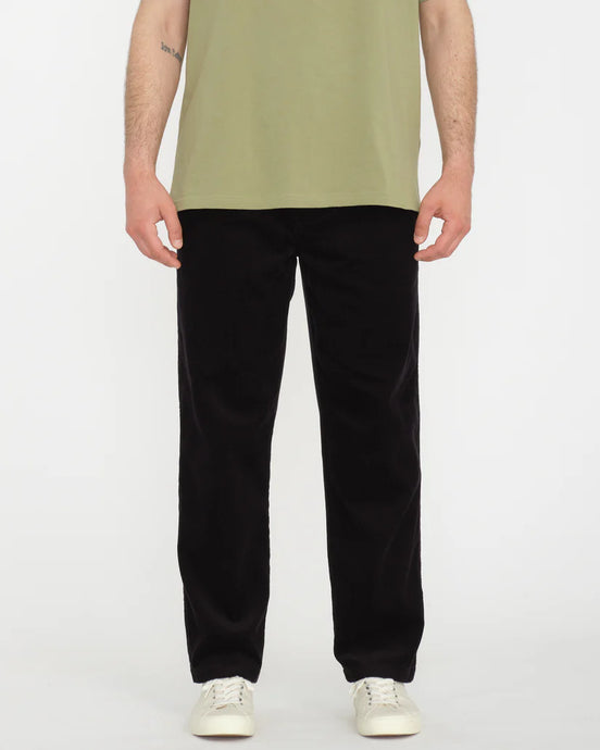 Volcomc Men's Psychstone Elasticated Waist Pants Black A1212401_BLK