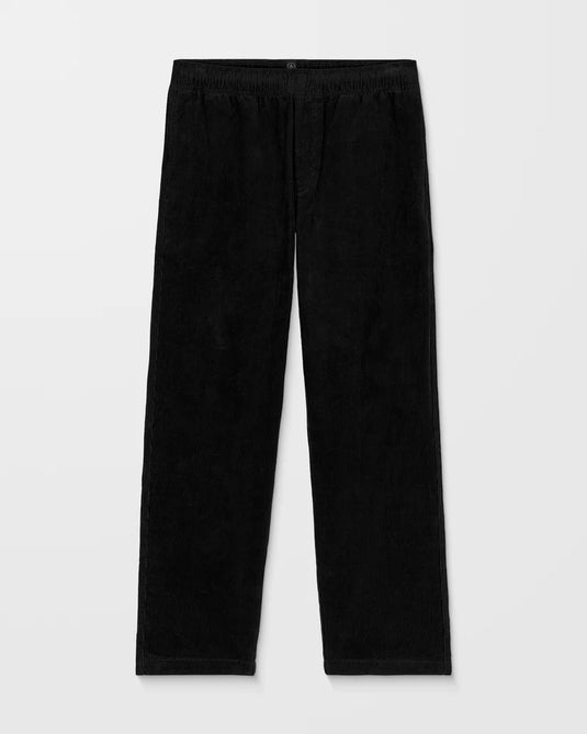 Volcomc Men's Psychstone Elasticated Waist Pants Black A1212401_BLK