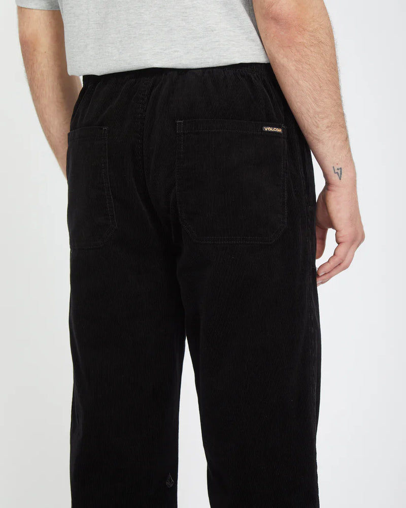 Load image into Gallery viewer, Volcomc Men&#39;s Psychstone Elasticated Waist Pants Black A1212401_BLK
