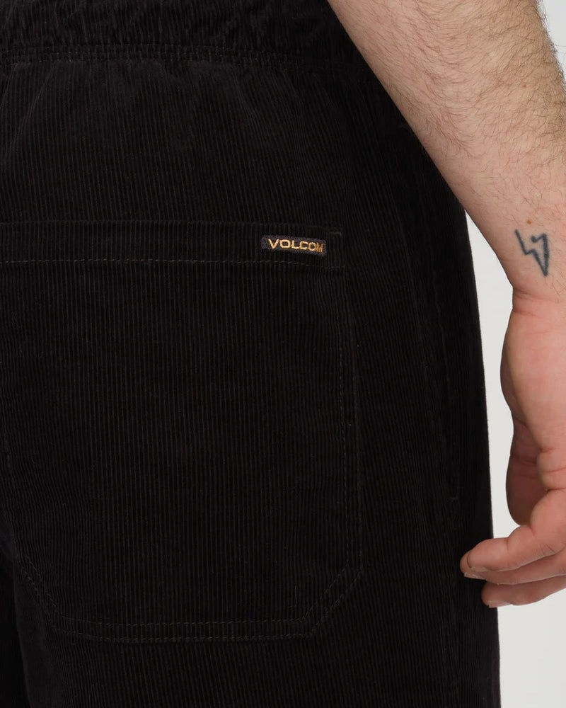 Load image into Gallery viewer, Volcomc Men&#39;s Psychstone Elasticated Waist Pants Black A1212401_BLK

