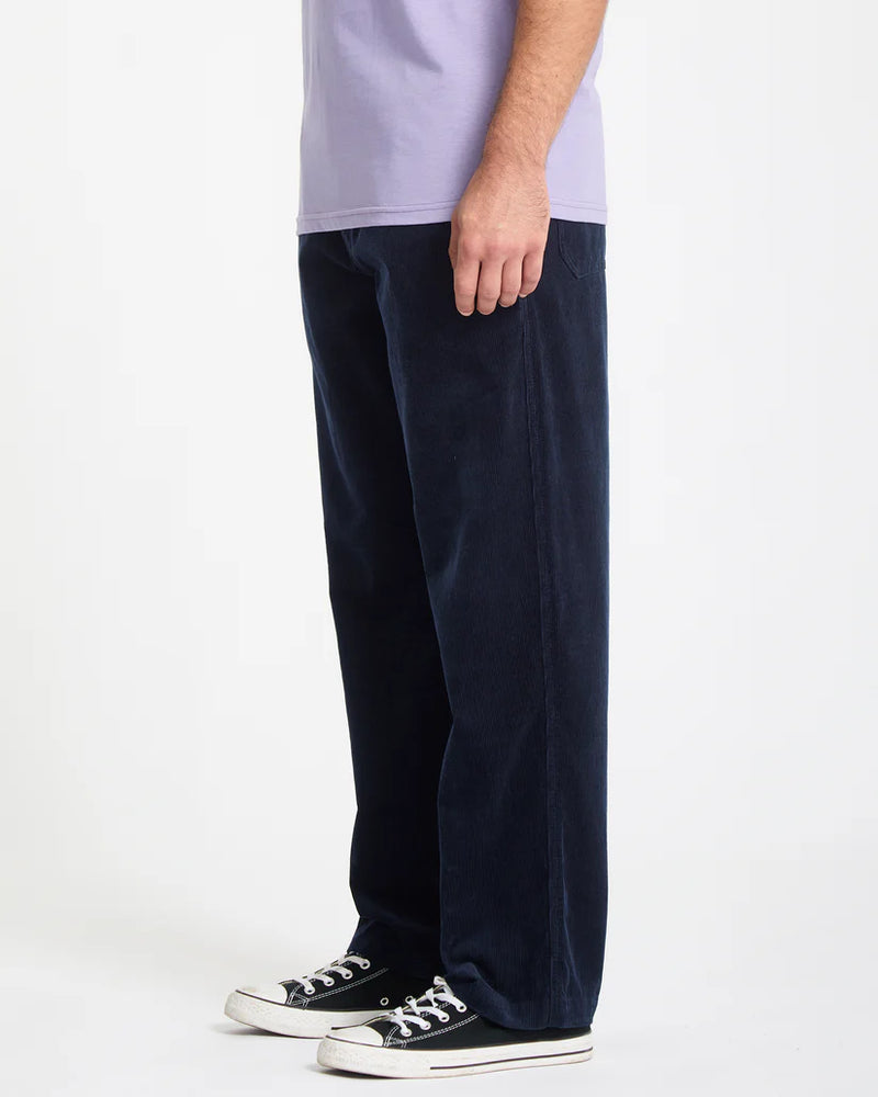 Load image into Gallery viewer, Volcom Men&#39;s Psychstone Elasticated Waist Pants Navy A1212401-NVY
